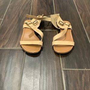 Tan sandals